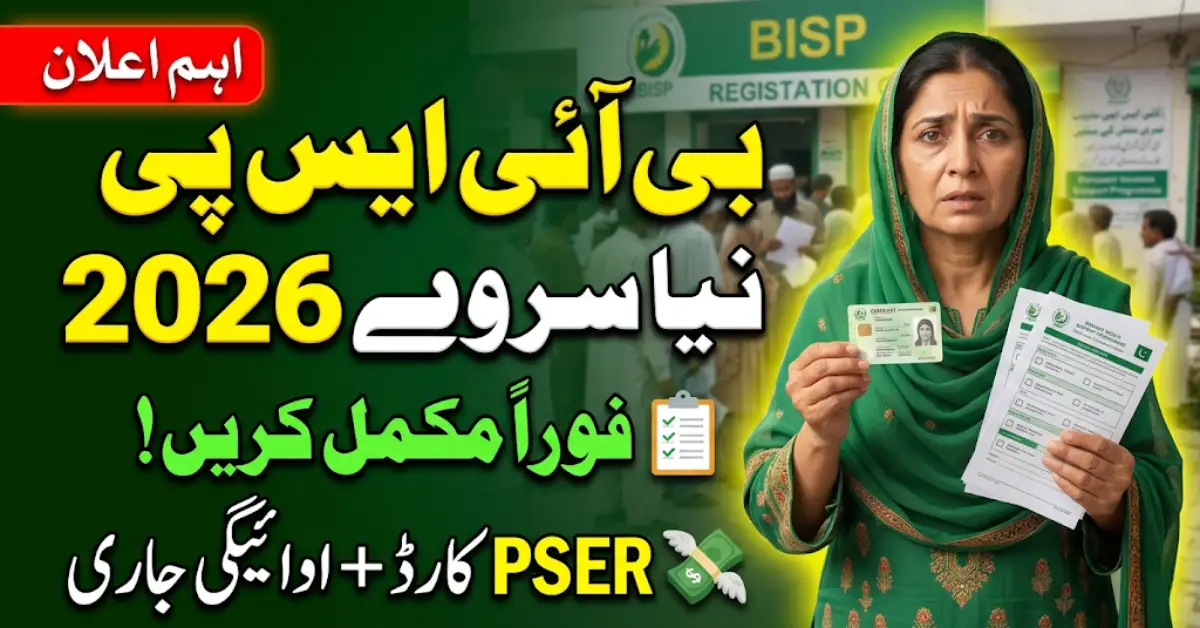 BISP New Survey 2026 Alert – Complete It Now or Lose Your Payment