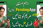 Maryam Ko Batain App Pending Problem? Here’s How to Fix It Fast