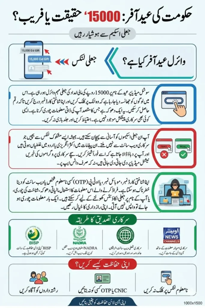 PM Shahbaz Sharif Eid Offer 15000 Real or Fake Latest Truth Explained
